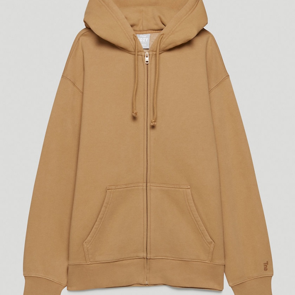 Aritzia TNA Cozy AF Boyfriend Zip up Hoodie Sweatshirt - Picture 7 of 13